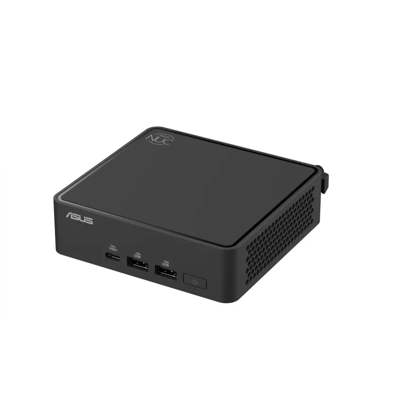 Mini-PC-barebone ASUS NUC 15 Pro RNUC15CRKV500002 — Intel Core Ultra 5 235H, DDR5, 2x M.2, Wi‑Fi 7, Bluetooth 5.4, 120 W