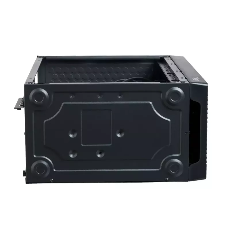 Akyga AK35BK Micro-ATX-PC-kotelo, Micro ATX / Flex ATX / Mini ITX, 2x USB 2.0, ilman virtalähdettä, musta