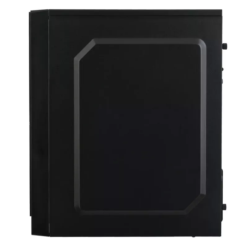 Akyga AK35BK Micro-ATX-PC-kotelo, Micro ATX / Flex ATX / Mini ITX, 2x USB 2.0, ilman virtalähdettä, musta