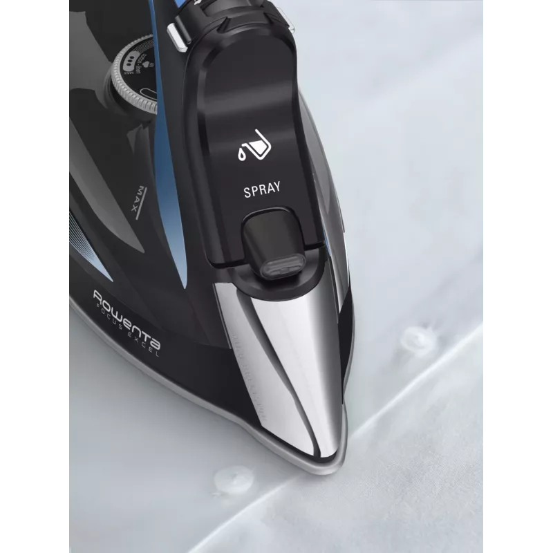 Rowenta DW5310 höyrysilitysrauta Microsteam 400 HD laser-silityspohja 2700 W musta, sininen