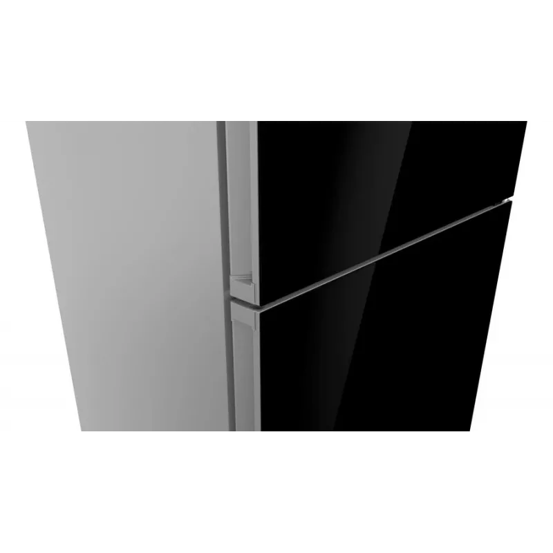 Bosch Serie 6 KGN49LBCF jää-pakastinyhdistelmä vapaasti seisova 440 L musta