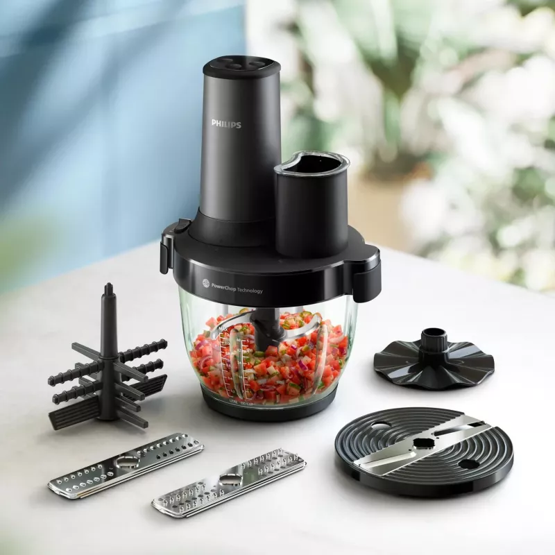 Philips 5000-sarja HR1507/00 sähköinen silppuri 2 L 650 W musta