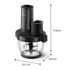 Philips 5000-sarja HR1507/00 sähköinen silppuri 2 L 650 W musta