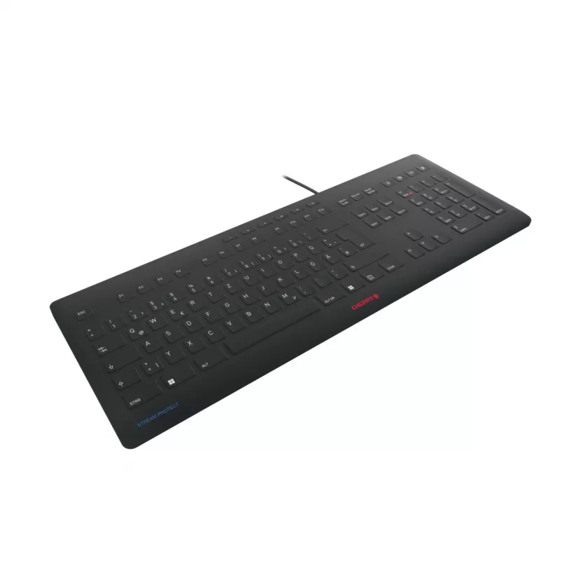 Näppäimistö CHERRY Stream JK-8502DE-2 USB QWERTZ saksa musta johdollinen 115 näppäintä