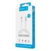 Sandberg USB-C>MicroUSB latauskaapeli 1m, 1 m, USB C, Micro-USB B, valkoinen