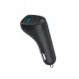 eSTUFF INFINITE Triple Car Charger -autolaturi, 100 W, 2x USB-C + 1x USB-A (ES631035)