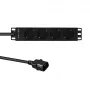 Rack-PDU Lanview LVR-2MSCH-SCH-C13-4 – Lanview virranjakoyksikkö malli LVR-2MSCH-SCH-C13-4