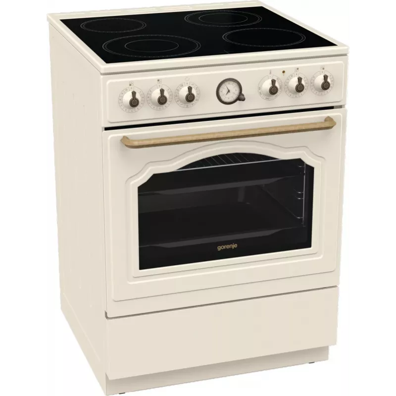 Gorenje GECS6B70CLI vapaasti seisova liesi keraaminen keittotaso beige