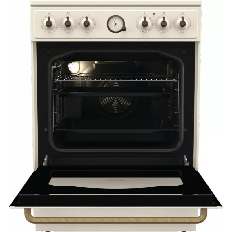 Gorenje GECS6B70CLI vapaasti seisova liesi keraaminen keittotaso beige