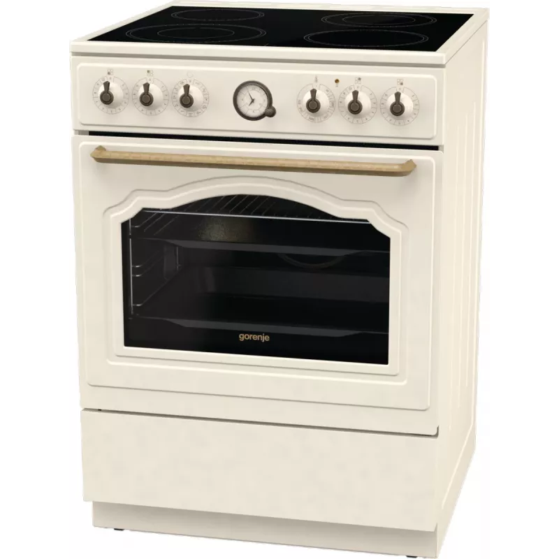 Gorenje GECS6B70CLI vapaasti seisova liesi keraaminen keittotaso beige