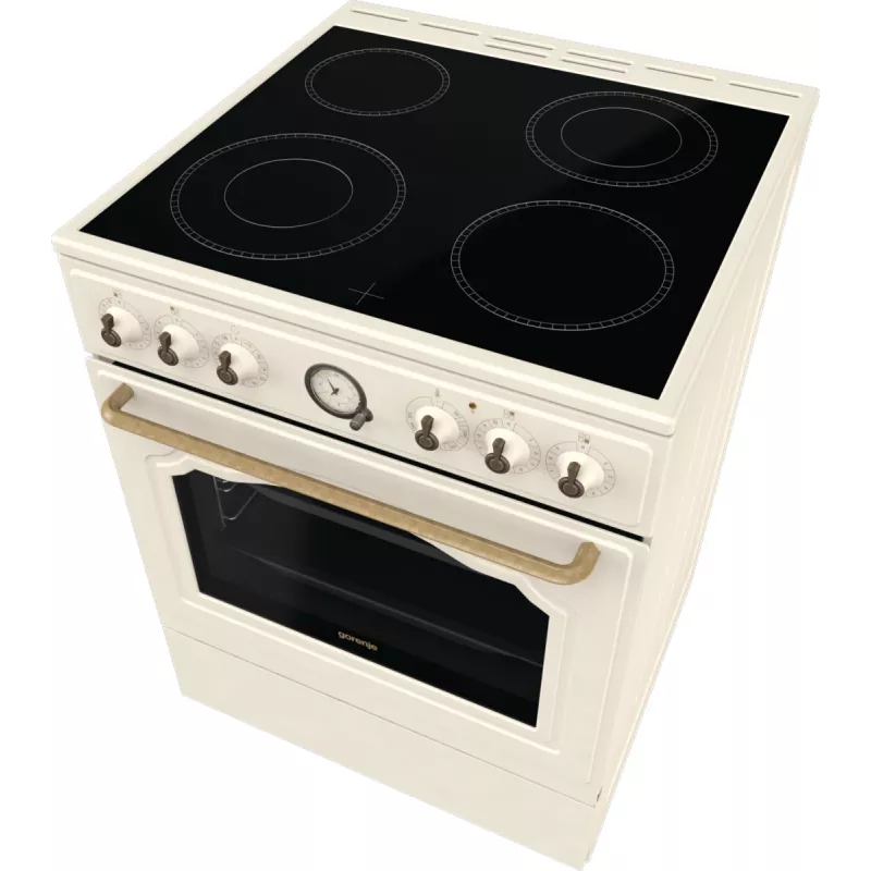 Gorenje GECS6B70CLI vapaasti seisova liesi keraaminen keittotaso beige