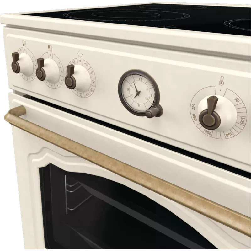 Gorenje GECS6B70CLI vapaasti seisova liesi keraaminen keittotaso beige