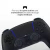 Peliohjain Sony DualSense v3 musta — Bluetooth/USB, PS5, sisäänrakennettu akku, USB-C, langallinen ja langaton