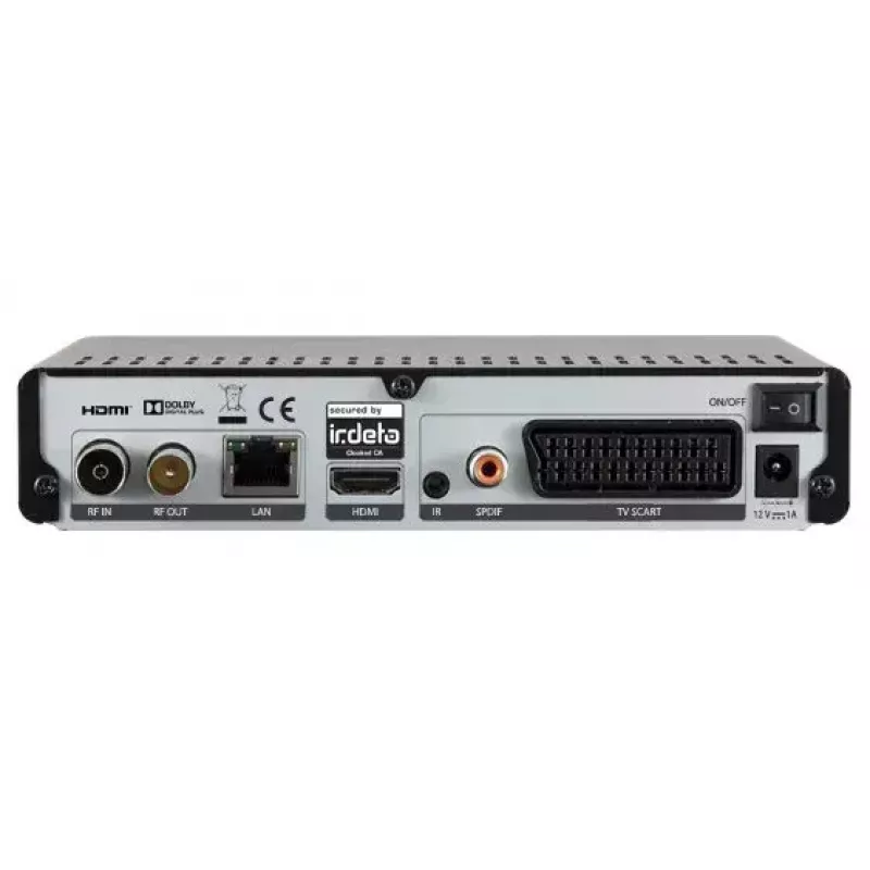 Digitaalivastaanotin DigitalBox IMPERIAL T2 IR musta