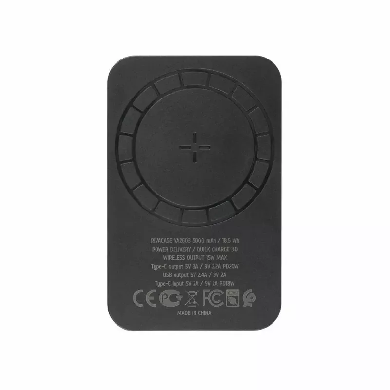 Varavirtalähde Rivacase 5000 mAh USB Type-A USB Type-C VA2603