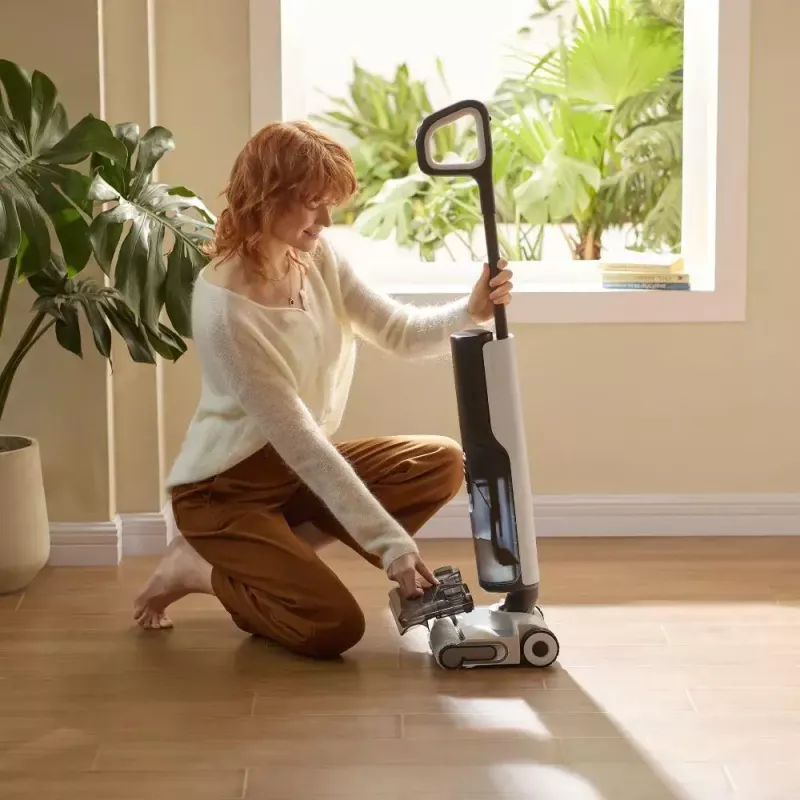 Roborock F25 ACE sähköinen moppi akku kuiva musta, valkoinen 4 Ah