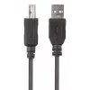 USB 2.0 -kaapeli LANBERG CA-USBA-15CU-0030-BK, USB A - USB B, 3 m, musta