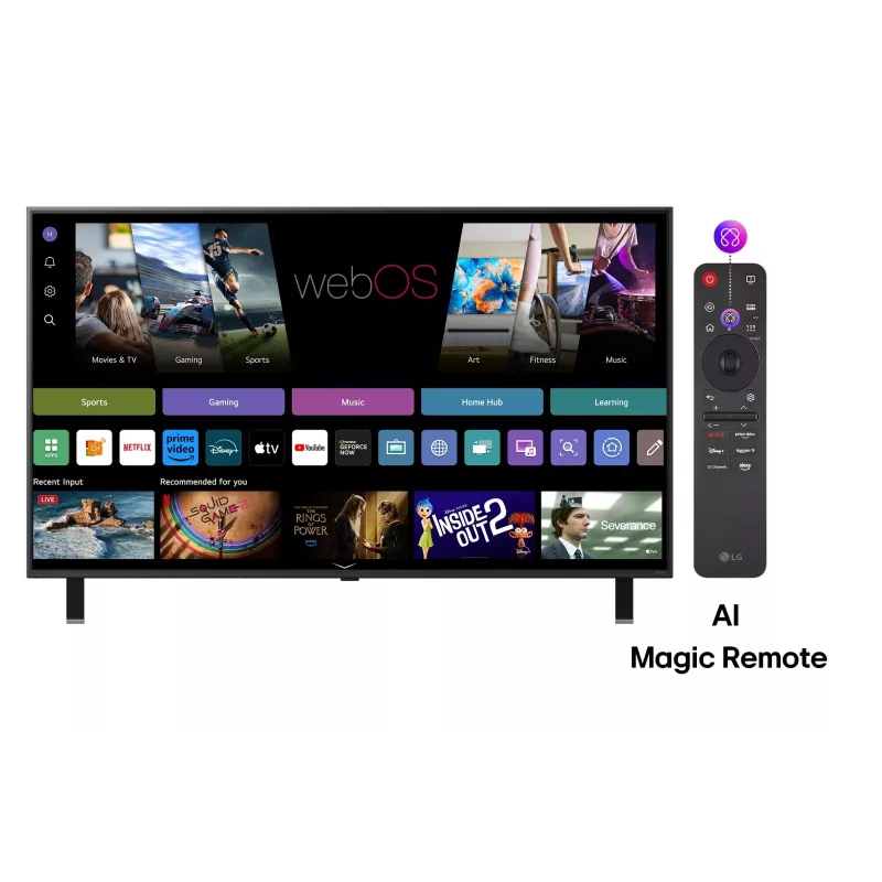 LG QNED AI 86QNED85A3C TV 2,18 m (86 tuumaa) 4K Ultra HD Smart-TV Wi-Fi musta