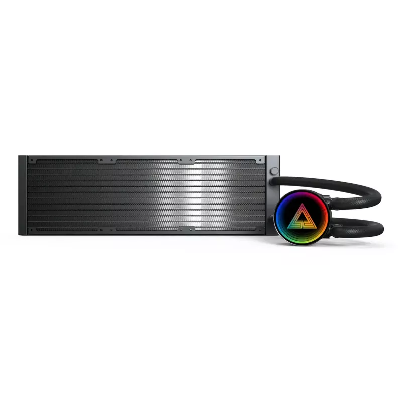 Montech LightFlow ARGB 360 prosessorin All-in-One-nestejäähdytin 12 cm musta 1 kpl