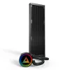Montech LightFlow ARGB 360 prosessorin All-in-One-nestejäähdytin 12 cm musta 1 kpl