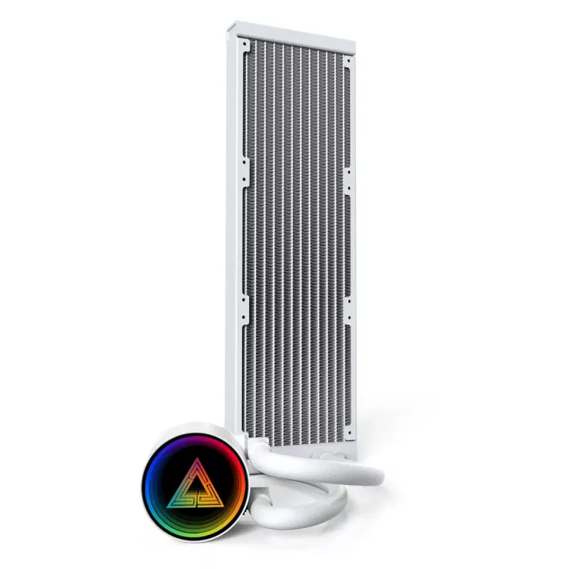 Montech LightFlow ARGB 360 prosessorin All-in-One-vesijäähdytys 12 cm valkoinen 1 kpl