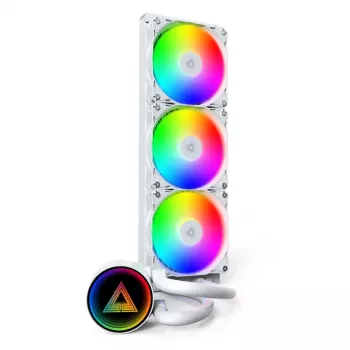 Montech LightFlow ARGB 360 prosessorin All-in-One-vesijäähdytys 12 cm valkoinen 1 kpl