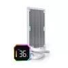 Montech HyperFlow Digital 240 prosessorin All-in-One-nestejäähdytin 12 cm valkoinen 1 kpl