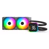 Montech HyperFlow Digital 240 prosessorin All-in-One-nestejäähdytin 12 cm musta 1 kpl