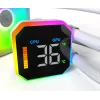 Montech HyperFlow Digital 240 prosessorin All-in-One-nestejäähdytin 12 cm musta 1 kpl