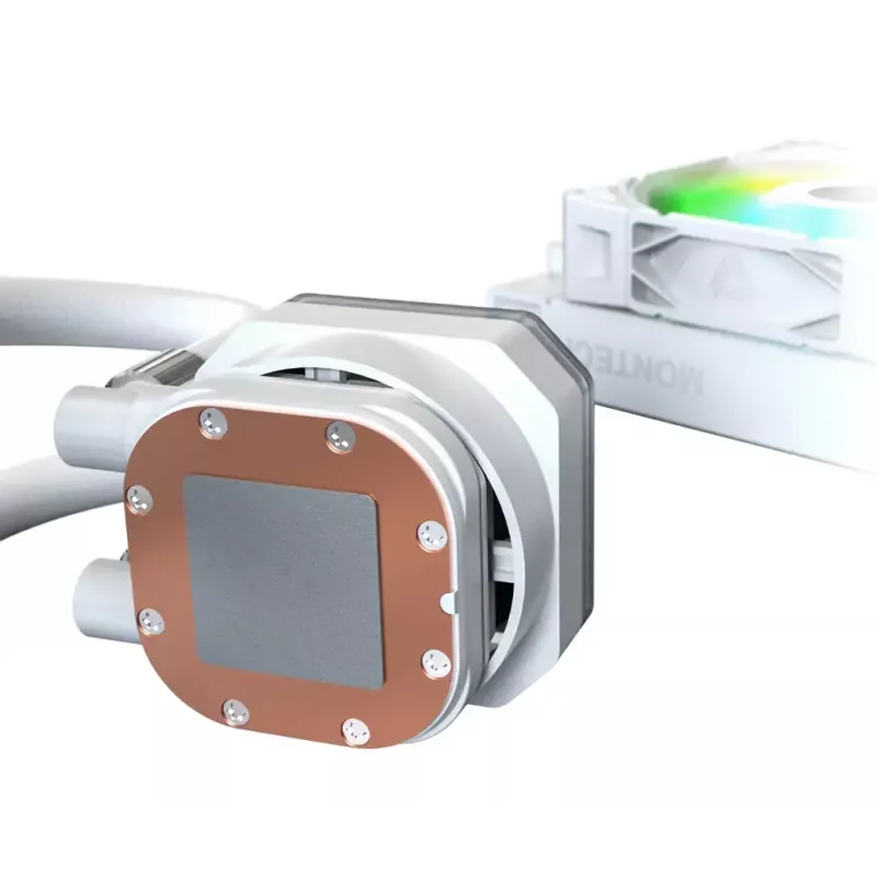 Montech HyperFlow Digital 240 prosessorin All-in-One-nestejäähdytin 12 cm musta 1 kpl