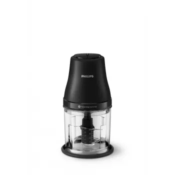 Sähköinen silppuri Philips HR1501/00 1 L 450 W musta 5000 kierr./min muovisäiliö ruostumaton terä 220-240V 50-60Hz
