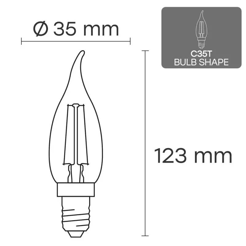 LED-lamppu VISIONAL VS-B-7 6W, 840 lm, 3000K