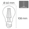 VISIONAL VS-B-10 LED-lamppu, 6 W, 840 lm, 3000 K