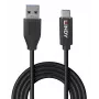 Lindy 36972 USB-kaapeli USB 3.2 Gen 2 (3.1 Gen 2) 1,5 m USB-A USB-C musta