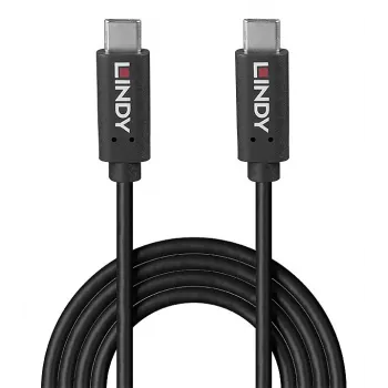 Lindy 36975 USB-kaapeli USB 3.2 Gen 2x2 0,5 m USB-C musta