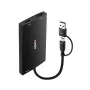 Lindy 43430 videokaapeliadapteri 0,11 m USB Type-C 2 x HDMI musta