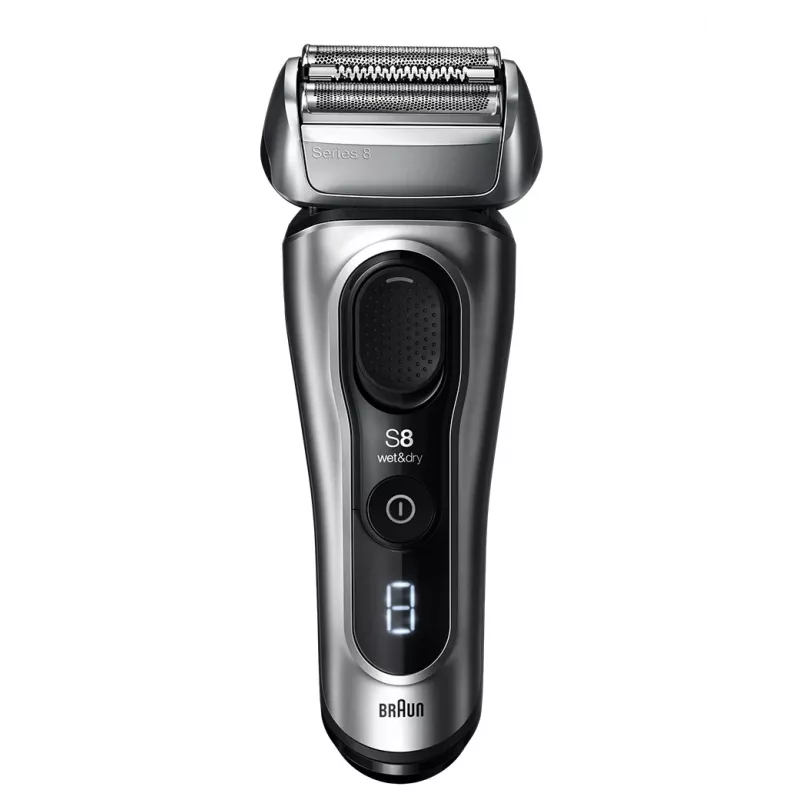Parranajokone BRAUN Series 8 8567cc järjestelmä märkä ja kuiva puhdistus- ja latausasemalla