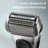 Parranajokone BRAUN Series 8 8567cc järjestelmä märkä ja kuiva puhdistus- ja latausasemalla