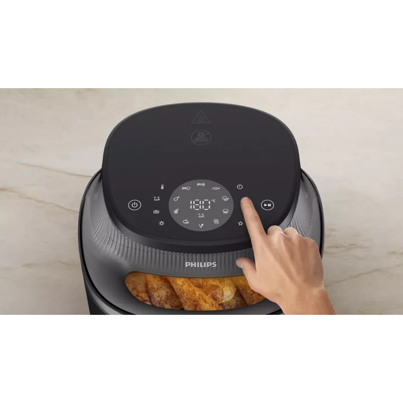 Kiertoilmakypsennin Philips 3000 Serie NA330/00 — 6,2 l, 1700 W, Touch-LED, musta