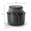 Kiertoilmakypsennin Philips 3000 Serie NA330/00 — 6,2 l, 1700 W, Touch-LED, musta