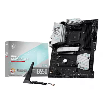 MSI B550 GAMING WIFI ATX -emolevy — AMD B550, Socket AM4, DDR4, 4 DIMM, 128 GB, Wi-Fi 5, Gigabit LAN