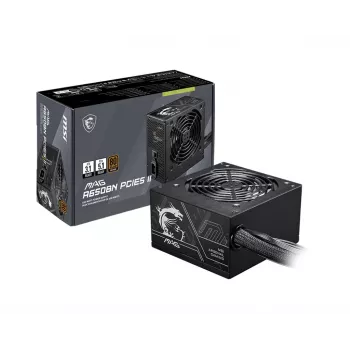 Virtalähde MSI MAG A650BN PCIE5 II 650W 20+4 pin ATX 80 PLUS Bronze musta