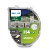 Philips LongLife EcoVision 12342LLECOS2 pidempi käyttöikä, 60 W, 12 V, H4, 3100 K, 2 kpl