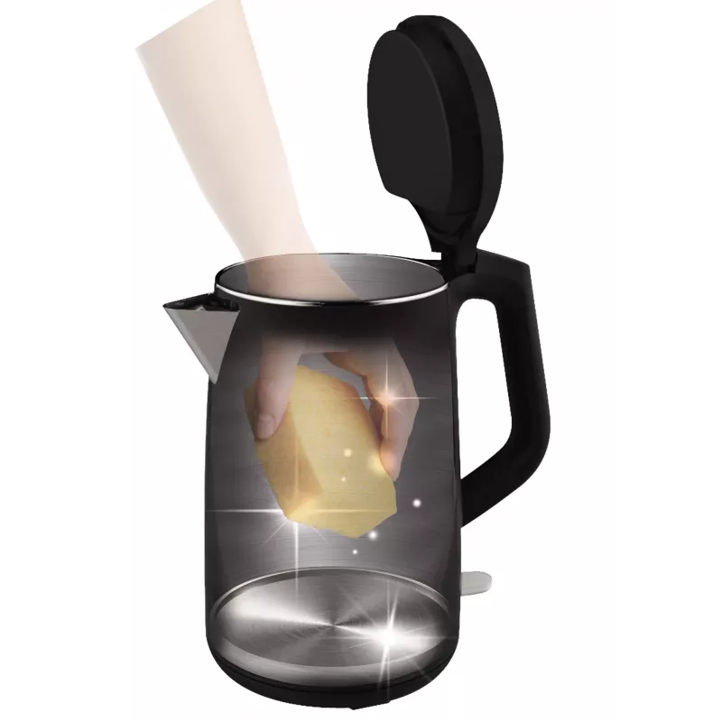 Tefal KO3718 sähköinen vedenkeitin 1,5 L 2400 W musta, ruostumaton teräs