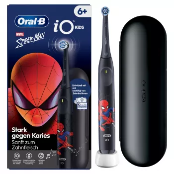 Oral-B iO Kids Spiderman sähköinen lasten hammasharja musta