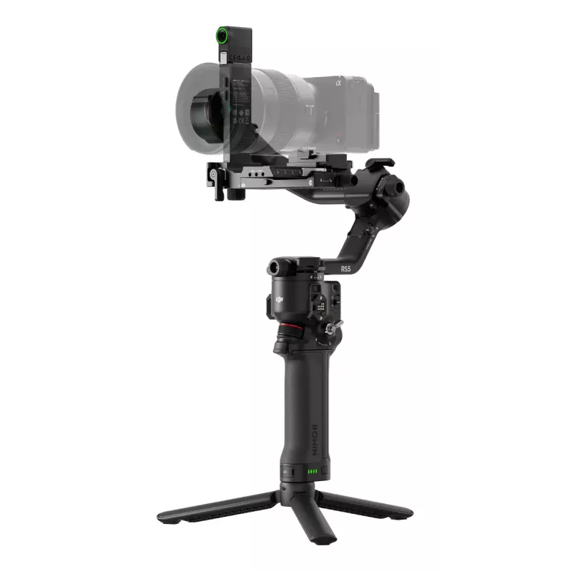 Kameravakain DJI RS 5 — alumiini, musta, 30 h käyttöaika, 1,46 kg