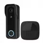 Video-ovisummeri TRUST DOORCAM-3000 musta, 3 MP, Wi-Fi 2,4 GHz, MicroSD enintään 256 GB, paristo/USB (8–24 V)