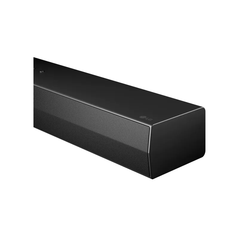 Soundbar LG S20A 2.0 kanavaa, 50 W, Bluetooth SBC/AAC, langallinen ja langaton, musta, 650×99×63 mm