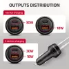 Autolaturi AXAGON PWC-PQ48, 48 W, USB-C (PD3.0) + USB-A (QC4+), tulo 12–24 V, musta