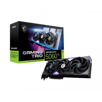Näytönohjain MSI GeForce RTX 5060 Ti 8G GAMING TRIO OC — 8 GB GDDR7, 128-bit, PCIe 5.0, 3 tuuletinta